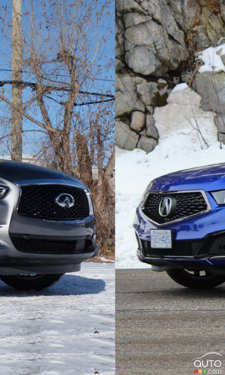 Comparison: 2019 Acura MDX vs 2019 INFINITI QX60
